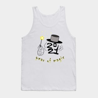 happy new year 2021, year of magic , funny gift idea Tank Top